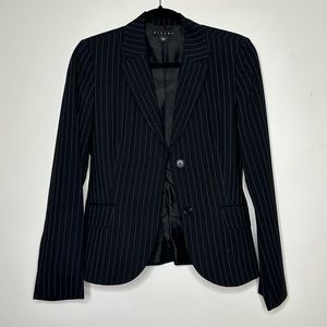 Lightweight Pinstriped Pant Suit